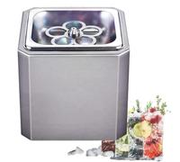 Ice Cup Machine, Cools Glasses to -25°C in 6 Seconds, Freezes 600 Cups Per Hour, Ideal for Beer, Wine, Cocktails, Efficient 25g Per Glass Consumption