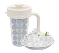 Ice Cup - Stainless Steel Inner Squeeze Bubble Mould | Flexible Bottle Ice Cube with Easy Release Straw | Portable Producer for Whiskey Cocktails Tea Coffee Home Outdoor
