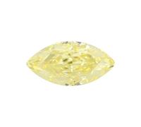 Ice Cut Marquise Shape Leaf Multiple Colors Stone Synthetic Gems Cubic Zirconia Beads for Jewelry(Yellow,5x10mm 1pcs)