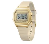 Ice Digit Retro Almond Skin Silicone Strap Watch