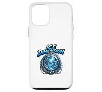 Ice Dimension Frozen World Clock Fantasy Scene Case for iPhone 12/12 Pro