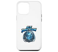 Ice Dimension Frozen World Clock Fantasy Scene Case for iPhone 12 Pro Max