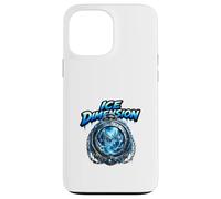 Ice Dimension Frozen World Clock Fantasy Scene Case for iPhone 13 Pro Max