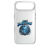 Ice Dimension Frozen World Clock Fantasy Scene Case for iPhone Air