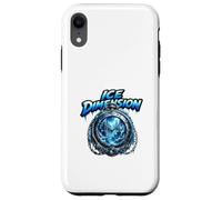 Ice Dimension Frozen World Clock Fantasy Scene Case for iPhone XR