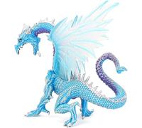 Ice Dragon Action Figure - Solid Flying Dragon Statue with Realistic Dinosaur Design for Children's Birthday
