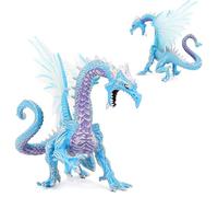 Ice Dragon Toy - Solid Ice Flying Dragon, Movable Monster Action Figure for Boys and Girls - Fantasy Rock Beast Figurine - Durable Creature - Fun Toys for Kids Ages 7+