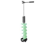 Ice Drill Auger 8in Lightweight Nylon Ice Fishing Tool for Deep Water Bodies and Thick Layers