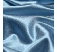 Ice Fabrics 4 Way Stretch Silky Spandex Satin Fabric by The Yard - 60" Wide Shiny Satin Spandex Fabric for Dresses, Active Wear, Yoga Pants, Table Cloth - Thick and Heavy - Sky Blue - 1 Yard