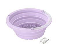 Ice Face Bowl,Foldable Washbasin - Ice Face Tub with Breathing Tubes,for Women Girls Ladies Mothers Spa Lovers Travelers Home Salon Bathroom Travel Daily Routine Morning Summer