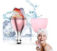 Ice Face Roller with Spray Design, Reusable Ice Roller For Face Eyes and Neck Facial Ice Cube Massager Facial Treatment Beauty Skin Care Tool to Tighten & Tone Skin & De-Puff The Eye Area, Brighten Skin & Enhance Your Natural Glow