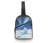 Ice Field And Aurora Sling Bag Cross Body Bag Waist Pack