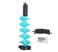 Ice Fishing Auger Drill Bit, 8in x 28.7in, Floatable Nylon