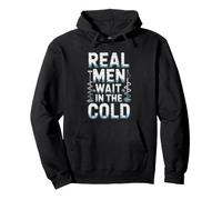 Ice Fishing Dad Patient Fisherman Cold Sport Winter Mindset Pullover Hoodie
