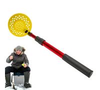 Ice Fishing Hole Creator, 78 cm Telescopic Ice Landing Net Fishing Equipment for Frozen Lakes and Waters, Suitable for Outdoor and Winter on Lakes Rivers for Kitchen