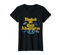 Ice Fishing Hooked On Cold Adventures T-Shirt