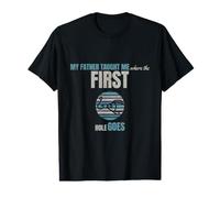 Ice Fishing - My Father Taught Me Where - Auger Season Value Graphic T-Shirt