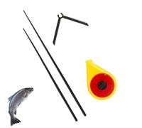 Ice Fishing Pole,Detachable Tackle Holder - 11.81 Inches Ice Light Fishing Rod Lure Line - for Starters Men Women Boys Girls Parents Winter Snow Travel Christmas Birthdays