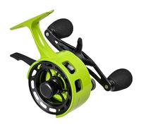 Ice Fishing Reel - Large Spool Diameter Inline Freespool Reel | Winter Deep Water Fishing Reel | 3+1 BB Wear-Resistant Ice Fishing Gear for Sea Lake Pond, Quick Release Magnetic Drops