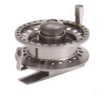 Ice Fishing Reel Made of Sturdy Aluminum Alloy for Right Hand Operation, Equipped with Adjustable Leakage Knob and Click Sound (BLT-40 (BLT-60 (right hand))