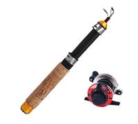 Ice Fishing Rod and Reel - Small Ultralight Fishing Equipment | Lightweight Panfish Spinning Rod, Portable Open Water Fishing Tool, Fishing Accessories for Reservoirs, Lakes, Raft Fishing