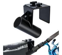 Ice Fishing Rod Holder | Lightweight Heavy Duty Metal - Ice Fishing Bucket Rod Rack | for Winter Outdoor Travel Fisherman Men Dad Husband Christmas Holiday