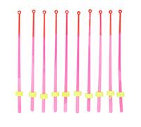 Ice Fishing Rod Tip, ABS Mini Top Section Extension Pole, 10 Pieces 18cm, Rose Red - Durable Lightweight Design, Portable Fishing Tackle for Winter Ice Fishing (12cm)