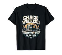Ice Fishing Shack Weekend On The Ice Trip T-Shirt