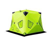 Ice Fishing Shelter, Pop Up Insulated Tent with Carrying Bag and Ice Anchors for 2-5 Person Winter Fishing