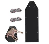 Ice Fishing Sled - Heavy Duty Hauler, Gear Transport Trolley | Portable Rugged Plaastic Base Reinforced Runners, High Sided Walls for Carrying Equipment Across Snow Covered Lakes or Froozen Trails