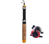 Ice Fishing Tie And Role, Ice Angle Rod And Role Combination | Ice Fishing Reels Ultra Smoot Roll, Portable Fishing Equipment, Lightweight Fishing Accessories For Reserves