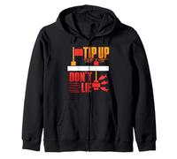 Ice Fishing Tip Up Don't Lie Zip Hoodie