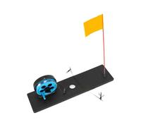 Ice Fishing Tip-up, Portable Winter Ice Fishing Rod Tip Up with Flag Pole and Dragon Wire, Portable Winter Accessories for Men and Women