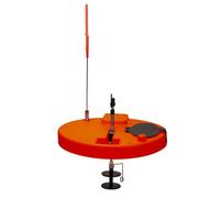 Ice Fishing Tip Up with Poles Flags 10.6in Thermal Tip Up Outdoor Winter Ice Fishing Insulator Covers Marker Flags