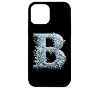 Ice Flower Monogram B Winter Design Case for iPhone 12 Pro Max