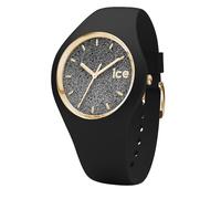 Ice Glitter Black Sequin & Silicone Strap Watch