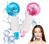 Ice Globes Face, Ice Roller Face Cooling Balls Set for Eyes & Neck, Ice Globes Eye Roller, Face Massager for Beauty, Tightens Skin, Reduces Swelling, Wrinkles, Dark Circles