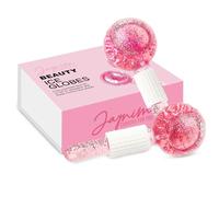 Ice Globes for Face 2Pcs - Facial Ice Globes for Cooling, Puffiness Relief & Skin Tightening - Soothing Ice Wands for Face, Eyes & Neck - Calming Anti-Aging Beauty Tool - Pink