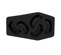 Ice Grid Cute Children's Cream Art Silicone Stick Pressing 1Pcs(Vampire Ice Tray Black)