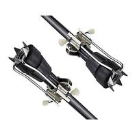 Ice Grips Claws for Walking Sticks Canes Crutches Heavy Duty 5 Tooth Stainless Steel Ice Grip for Winter Safety (2)