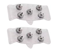 Ice Grips for - 5-Tooth Snow Spikes for Durable Traction Cleats for Outdoor Stability | Hiking, Climbing, Hiking, Skiing, Camping, Travel, Trekking, Boots, Door