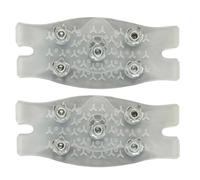 Ice Grips for Shoes and Boots, 2 Pack | Non Slip Hiking Spikes with Grip Profile | Snowshoe Tips for Winter Outdoor Activities, Hiking, Hunting and Hiking