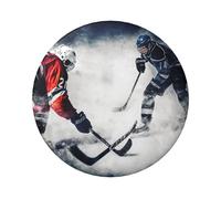 Ice Hockey Art Button Pins 1 Pc, 2.4 Inch Round Button Badges Metal Personalized Picture Photo Pin Buttons Kit For Craft Supplies Christmas Diy Party Projects