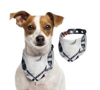 Ice Hockey Art Dog Bandanas,Summer Bandanas for Dogs Washable Adjustable Dog Triangle Scarf Bibs Cute Pet Bibs for Medium Large Dogs Puppy and Cats Large