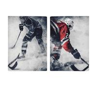 Ice Hockey Art Leather Passport Holder Covers Case Minimalist Passport Sleeve Travel Wallet Passport Book Holders for Women Men, style, 20.3x13.8cm