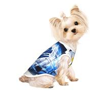 Ice Hockey Art pattern Print Comfortable Pet Vest, Sleeveless Breathable Top, for Small Puppy Kitten Daily Wear