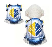 Ice Hockey Art pattern Print Pet Breathable Sleeveless Skirt M