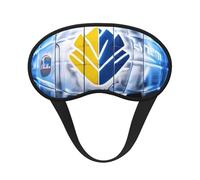 Ice Hockey Art Pattern Print Sleep Mask for Side Sleepers Cup-Shaped Blackout Eye Mask Shades Cover for Men and Women