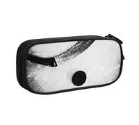 Ice Hockey Art Pencil Case for Girls Boys, Large Capacity Double-Layer Pen Pouch & Makeup Bag for Student Artists School Office College