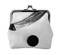 Ice Hockey Art Print Charm and Versatile Coin Purse Exquisite Waterproof Kiss Lock Wallet for Keys Cards